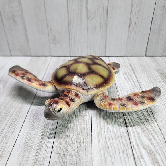 Sea Turtle Squishy Lifelike Animal Toy Action Figure Kids Party Gifts Education - Picture 2 of 11